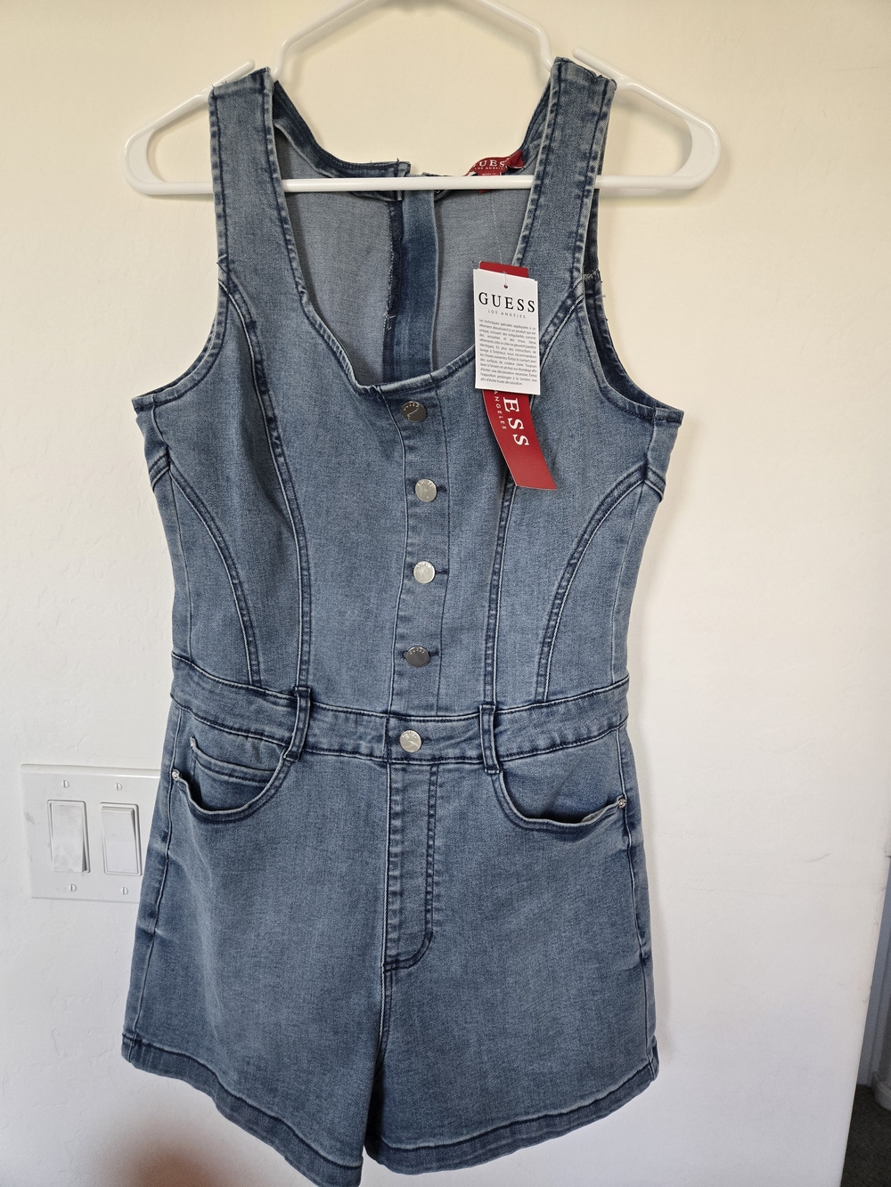 Guess Blue Denim Romper